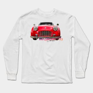 1957 Triumph TR3 Cabriolet Long Sleeve T-Shirt